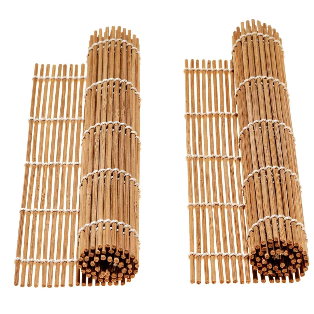 Sushi Making Kit, Bamboo Sushi Mat - Includes 2 Bamboo Sushi Rolling Mats, 5 Pairs Bamboo Chopsticks, 1 Rice Paddle and 1 Spreader - Beginner Sushi Kit with Bamboo Rolling Mats and Utensils 34